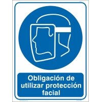 Obligación de utilizar protección facial