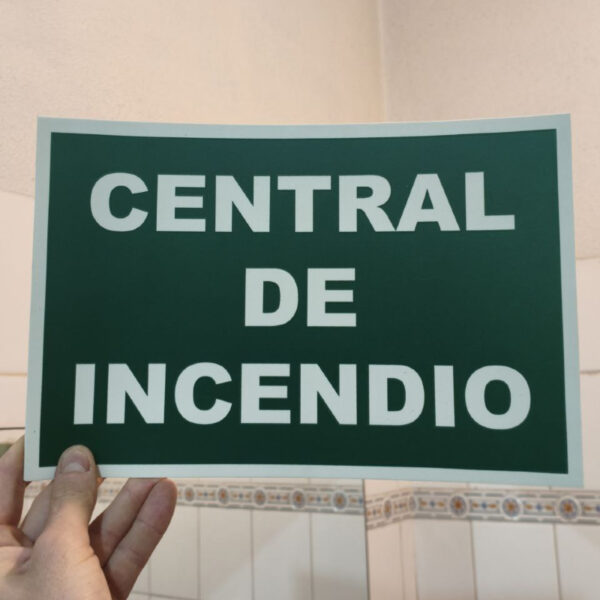 Cartel fotoluminiscente Salida de emergencia 17 x 29,5 cm - Imagen 2