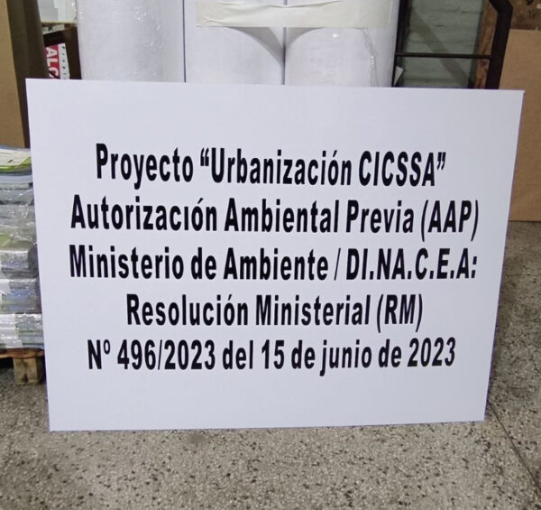 Cartel en chapa - Imagen 3