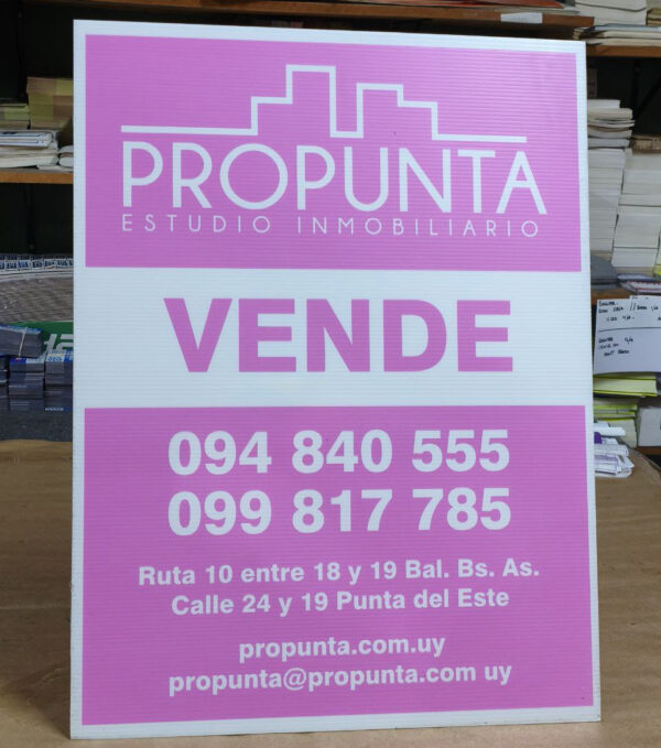 Cartel Vende/Alquila personalizado - Imagen 3