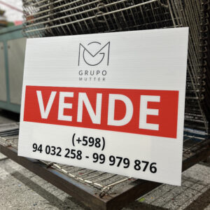 Cartel Vende/Alquila personalizado