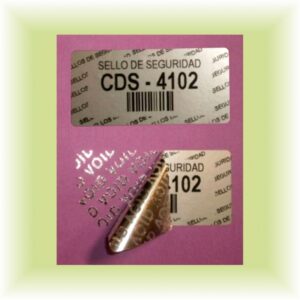 Autoadhesivo de seguridad